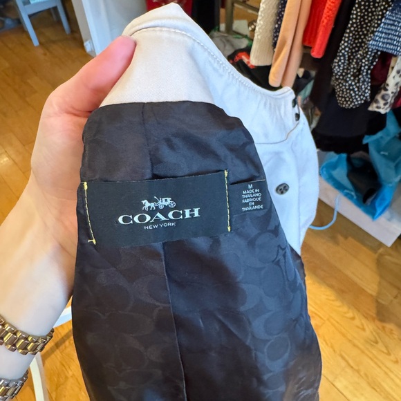 Coach original solid trench coat in the colour “bone” (beige/pink mix) - Picture 11 of 16